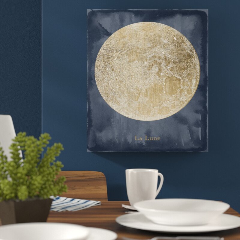 Oliver Gal Remedy 'La Luna' Graphic Art Print Wayfair.co.uk